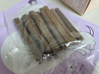 My Pet Care 천연단백질 치아건강에 개좋아 — 5점을 준 리뷰어가 2021년 2월 올린 사용 사진