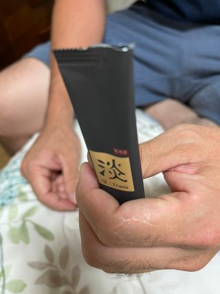 담소은 자극없는 무알콜 휴대용 한방가글 스틱 가글담 — 5점을 준 리뷰어가 2022년 8월 올린 사용 사진