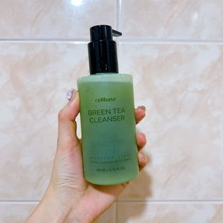 프리마인 메이크업과 들뜨는 각질까지 한방에 깐달걀로! 순하기까지한 셀베이스 그린티클렌저(200ml) — 5점을 준 리뷰어가 2023년 2월 올린 사용 사진