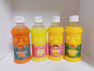 탐라원 제주의 맛, 몬딱주스 4종세트 - 한라봉몬딱주스, 천혜향몬딱주스, 청귤에이드, 당근몬딱주스 — 5점을 준 리뷰어가 2021년 8월 올린 사용 사진