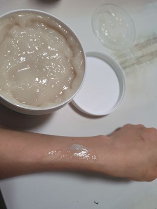 약손명가코스메틱 에오스보떼 뉴트리브 크림 마스크 솔트 500ml — 5점을 준 리뷰어가 2022년 1월 올린 사용 사진
