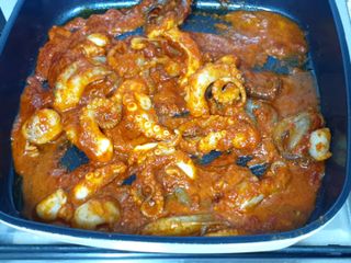 [푸딩팩토리] 불맛양념 쭈꾸미볶음 300G_엄선한 쭈꾸미원물과 양념이 신의 한수! — 5점을 준 리뷰어가 2022년 9월 올린 사용 사진