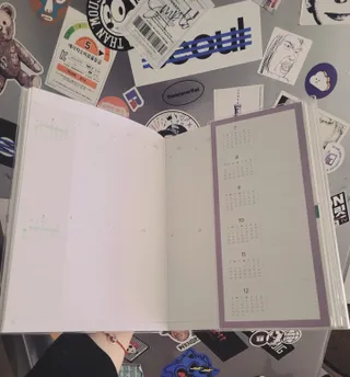리훈 2024다이어리 아이라이크 모눈다이어리 — 5점을 준 리뷰어가 2023년 9월 올린 사용 사진