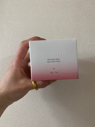 SOONWITH 바이오 수퍼 아쿠아 하이드로 젤 크림 — 4점을 준 리뷰어가 2021년 3월 올린 사용 사진