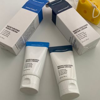 더마포레스트 마데카소사이드 리페어 크림,  모이스처라이징 아쿠아크림 — 5점을 준 리뷰어가 2021년 8월 올린 사용 사진
