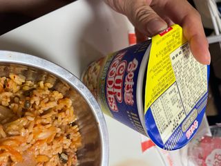 NISSIN 닛신 컵누들  4종 - 씨푸드오리지날, 씨푸드 스파이시, 씨푸드 커리, 씨푸드 XO소스 — 5점을 준 리뷰어가 2021년 11월 올린 사용 사진