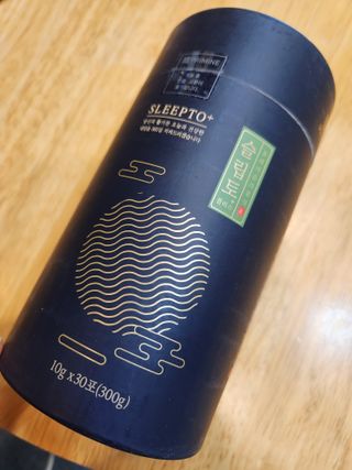 프리마인 자체 기업부설 연구소에서 찾아낸 건강한 수면의 비밀.  슬립토 플러스 30포 — 5점을 준 리뷰어가 2023년 4월 올린 사용 사진