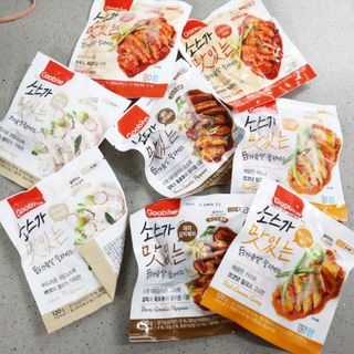 굽네몰 [굽네] 소스가 맛있는 닭가슴살 슬라이스 4종 — 5점을 준 리뷰어가 2021년 12월 올린 사용 사진