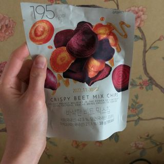 딜라이트 프로젝트 원물칩 2종 6ea(비트 믹스칩, 단호박 믹스칩) — 5점을 준 리뷰어가 2022년 4월 올린 사용 사진
