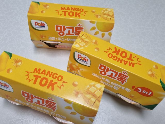 망고톡 100g 4입 X 3팩 리뷰 사진