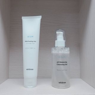 화이트리 비움 약산성 클렌징젤 ,마일드 필링젤 세트 — 5점을 준 리뷰어가 2021년 2월 올린 사용 사진