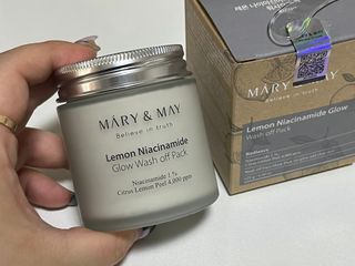마리엔메이 레몬 나이아신아마이드 글로우 워시오프 마스크팩 125g — 5점을 준 리뷰어가 2022년 4월 올린 사용 사진