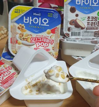 LIVE 매일바이오 토핑요거트 — 5점을 준 리뷰어가 2022년 4월 올린 사용 사진