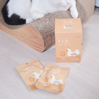 도그퓨어 푸드닭 강아지 닭고기 통살 애견간식 오리지널/차전자피/초록입홍합 — 5점을 준 리뷰어가 2021년 11월 올린 사용 사진