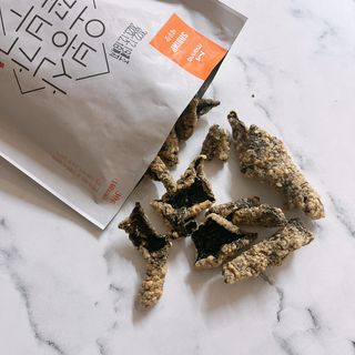 오봉산꽃부각 [만나식품] 오봉산 꽃부각 3가지 맛(오리지널, 새우맛, 매운고추맛) — 5점을 준 리뷰어가 2023년 1월 올린 사용 사진