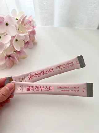 더리틀스 콜라겐부스터 — 5점을 준 리뷰어가 2023년 1월 올린 사용 사진