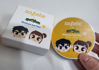 소이베베X신비아파트 모이스쳐 선팩트 SPF50+ PA+++ — 5점을 준 리뷰어가 2023년 5월 올린 사용 사진