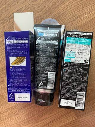 [갸스비] 명불허전, 남성을 위한 브랜드 갸스비의 올인원, 폼클렌징, 헤어오일 3종 — 5점을 준 리뷰어가 2021년 4월 올린 사용 사진