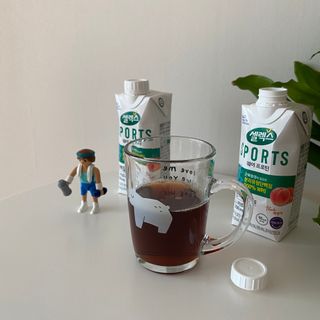 셀렉스스포츠 셀렉스 스포츠 웨이 프로틴 복숭아_ 330ml x 12팩 — 4.5점을 준 리뷰어가 2021년 4월 올린 사용 사진