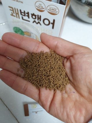 메이준뉴트리 쾌변했어 차전자피 식이섬유[30포/1박스] — 4.5점을 준 리뷰어가 2021년 4월 올린 사용 사진