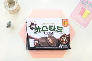 롯데제과 까망카스타드 더블초코 — 5점을 준 리뷰어가 2021년 5월 올린 사용 사진