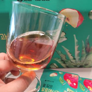 서울약사신협 잘 담은 알로애사과_70ml x 30포 — 5점을 준 리뷰어가 2021년 10월 올린 사용 사진