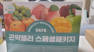 참앤들황토농원 10가지 맛, 입맛대로 스페셜하게~ 가볍게 한 포 땡! 곤약젤리 스페셜 패키지 130ml x 30포 — 5점을 준 리뷰어가 2022년 12월 올린 사용 사진