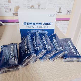 바른비타민 옵티엠에스엠2000 1박스 60포 관절 연골 복합건강기능식품 — 3점을 준 리뷰어가 2021년 6월 올린 사용 사진