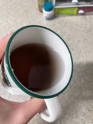 프리마인 자체 기업부설 연구소에서 찾아낸 건강한 수면의 비밀.  슬립토 플러스 30포 — 4점을 준 리뷰어가 2022년 12월 올린 사용 사진