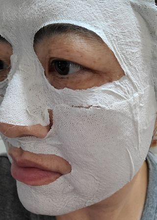 아이디플라코스메틱 페이스핏 플라스터 마스크 _ 리뉴얼 — 5점을 준 리뷰어가 2021년 5월 올린 사용 사진