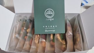 [그래한끼] 무설탕/저당 시리얼타입 수제그래놀라 (40gX10개) — 5점을 준 리뷰어가 2022년 9월 올린 사용 사진