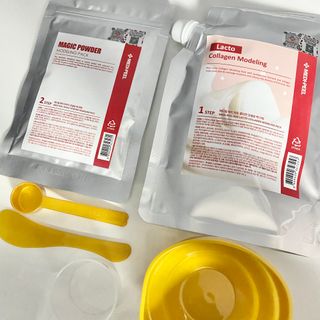 메디필 레드 락토 콜라겐 모델링 팩 — 5점을 준 리뷰어가 2021년 3월 올린 사용 사진