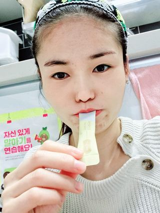 디오르 파인화이트 — 5점을 준 리뷰어가 2022년 2월 올린 사용 사진