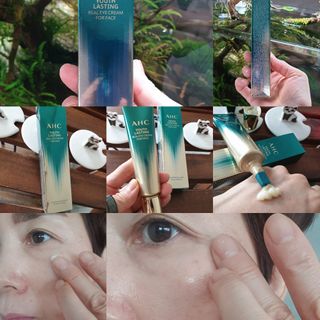 [NEW 탄력유턴 아이크림] AHC 유스 래스팅 리얼 아이크림 포 페이스 — 5점을 준 리뷰어가 2021년 3월 올린 사용 사진