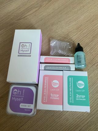 피비에스코리아 [오마이셀프] 셀프 속눈썹펌 키트 뷰러펌 파마 세트 — 4점을 준 리뷰어가 2022년 1월 올린 사용 사진