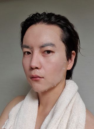 에이스노 레스큐 부스트 하이드레이션 시트마스크 — 5점을 준 리뷰어가 2021년 9월 올린 사용 사진
