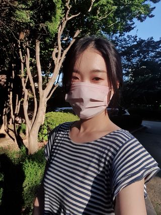 에어에이드 컬러 덴탈 마스크 — 5점을 준 리뷰어가 2021년 8월 올린 사용 사진