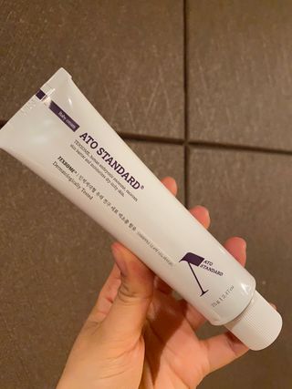 아토스탠다드 베이비크림 — 3점을 준 리뷰어가 2021년 1월 올린 사용 사진
