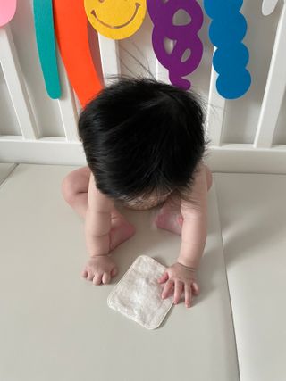디어엘로디 오가닉 무표백 건티슈 — 5점을 준 리뷰어가 2022년 9월 올린 사용 사진