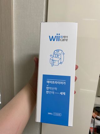 위케어 천연 주방세세, 에어프라이어세제, 다목적세정제, 발포텀블러세정제 — 5점을 준 리뷰어가 2021년 2월 올린 사용 사진