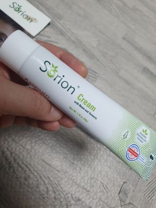 건선/아토/습진/민감성 피부 천연보습진정크림 소리온 크림 & 센시티브 크림 50g — 5점을 준 리뷰어가 2022년 1월 올린 사용 사진