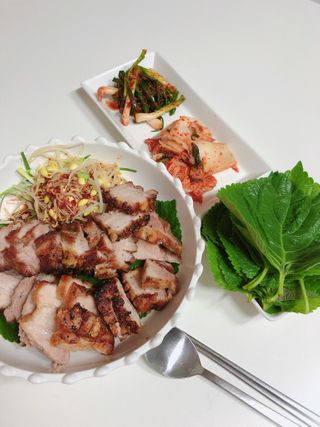 위케어 천연 주방세세, 에어프라이어세제, 다목적세정제, 발포텀블러세정제 — 4점을 준 리뷰어가 2021년 2월 올린 사용 사진