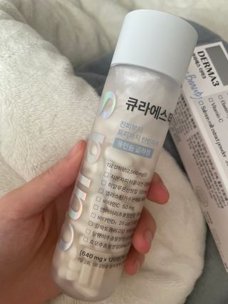 [큐라에스] 뮤신콜라겐 더마3 76.8(1개월분) — 4점을 준 리뷰어가 2023년 12월 올린 사용 사진