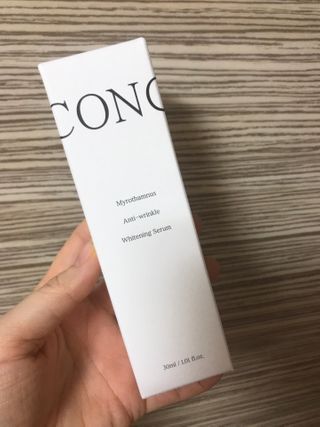 CONC 콩크 미로탐누스 안티링클 화이트닝 세럼 — 5점을 준 리뷰어가 2021년 2월 올린 사용 사진