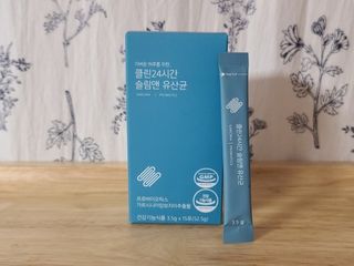 클린24시간 슬림앤유산균 1박스 (3.5g X 15포) — 5점을 준 리뷰어가 2023년 2월 올린 사용 사진