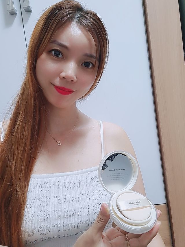 퍼펙트 에어리 커버 쿠션 리뷰 사진