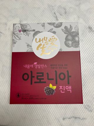 서울약사신협_내몸애생발란스아로니아_70ml x 30포 — 5점을 준 리뷰어가 2021년 7월 올린 사용 사진