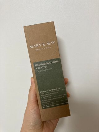 마리엔메이 센서티브 수딩 젤 크림 + 어성초 티트리 추출물 세럼 + 어성초 티트리 모공 클렌징 폼 — 5점을 준 리뷰어가 2021년 9월 올린 사용 사진