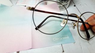 클리어씨 겨울 필수템 김서림방지 SET [안티포그 안경닦이 + 안경세정제 + 초극세사 패턴 클리너] — 5점을 준 리뷰어가 2022년 1월 올린 사용 사진