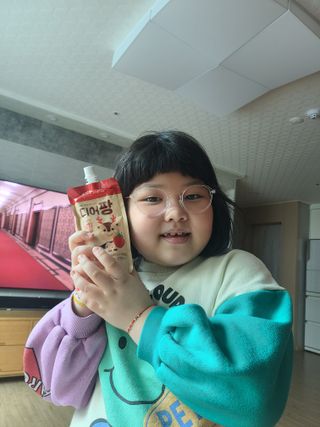 [몸엔용] 우리 아이 건강간식, 달콤한 녹용곤약젤리 디어팡 4종 — 5점을 준 리뷰어가 2022년 4월 올린 사용 사진
